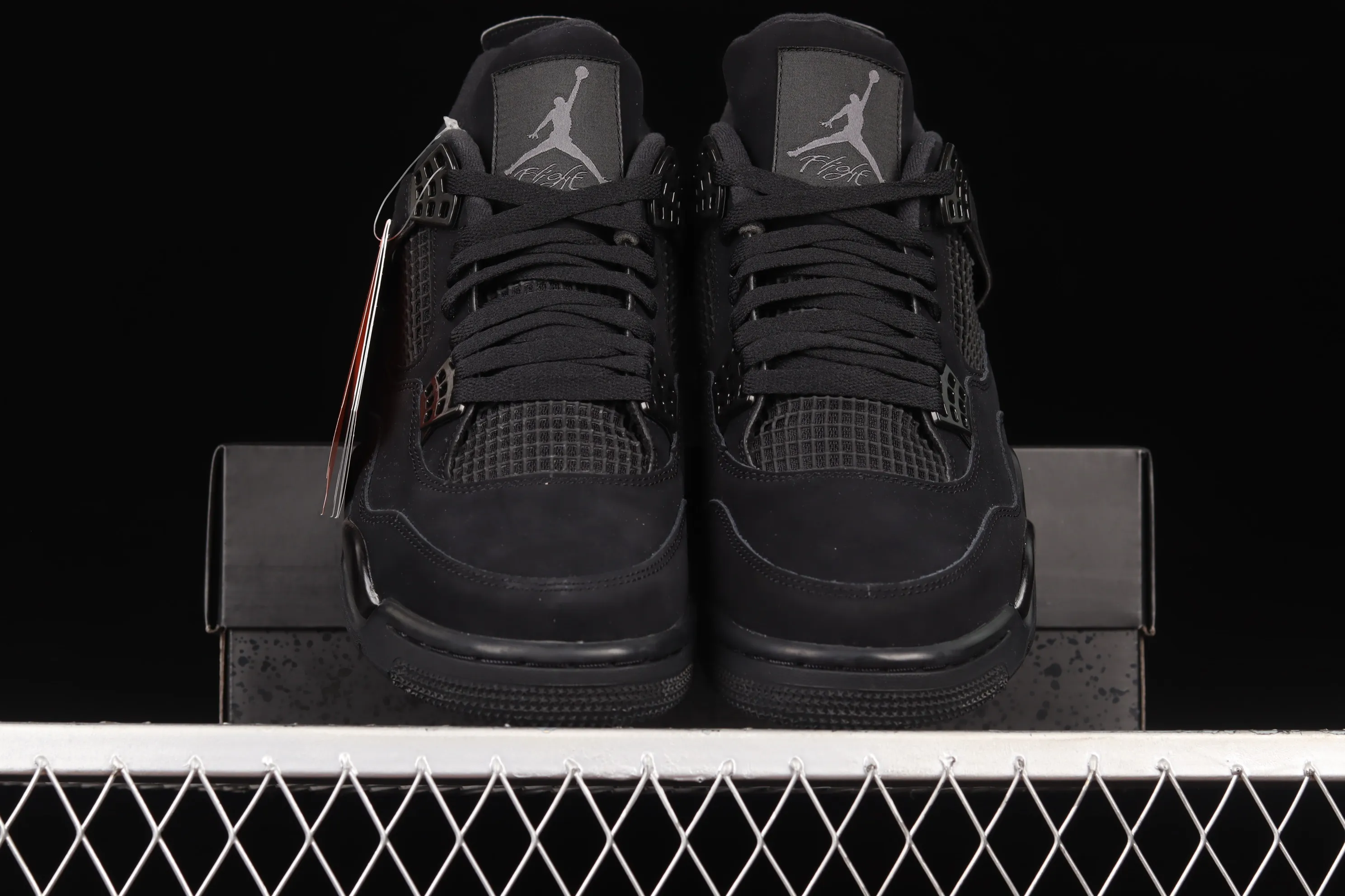 All categories Air Jordan Jordan series basketball shoes Air Jordan 4 foreign trade version Air Jordan 4 Retro "Black Cat" AJ4 Joe 4 Black Cat First layer frosted CU1110-010